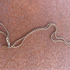 Gold Tone Korea Rope Necklace
